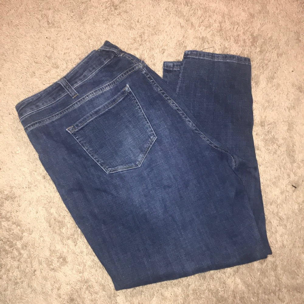 Lane Bryant low rise  boyfriend jeans. 22